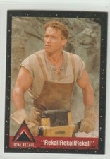 1990 Pacific Total Recall Movie Trading Card Arnold Schwarzenegger Quaid #12