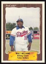 1990 ProCards   Walt Williams #1173 Tulsa Drillers