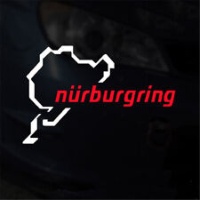 Autocollant The Racing Track Nürburgring drôle fenêtre voiture autocollant ILLEST panneau vinyle 