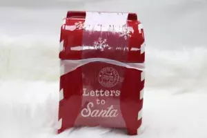 10 STRAWBERRY STREET LETTERS TO SANTA CHRISTMAS MAILBOX CANISTER COOKIE JAR-NEW - Picture 1 of 1