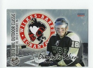 2012-13 AHL Outdoor Classic #40 Dominik Uher (Fischtown Pinguins)