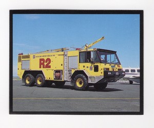 Sanitarium NZ  Big Rigs 1992. #20 Airport rescue rig, Auckland Airport