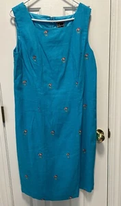Lennie New York blaues Kleid Größe 14 Sonnenschirme - Bild 1 von 5