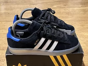 Adidas Campus Adv Maxallure Scarpe da Skateboard Uk7 Nero Nuove - Foto 1 di 18