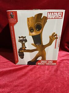 Gentle Giant Marvel Animated Groot and Rocket Raccoon Statue Limited 2193/4000 