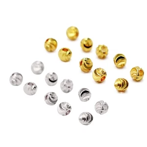 3/4/5/6mm Round Beads Spacer Beads Smooth Loose Ball Beads for DIYs Bracelet - Picture 1 of 15