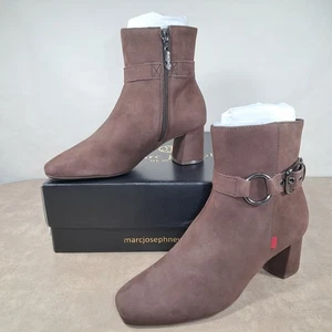 Botines Marc Joseph New York Madison para mujer 5,5 marrón gamuza cuero  - Imagen 1 de 21
