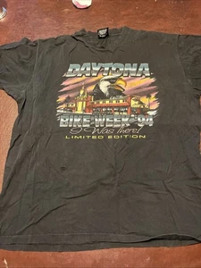 1994 Harley-Davidson Limited Edition Daytona Miami Beach Florida Faded Shirt XL - Picture 1 of 8