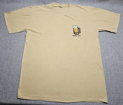 Camisa masculina Crazy Shirts Havaiana 2XL libra esta fica martelada engraçada cerveja gráfico - Imagem 1 de 4