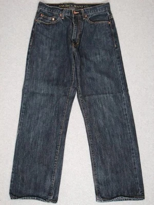 JF13451 **NAUTICA JEANS CO.** REGULAR FIT JEANS 30x30 (msr 30"x29.5") DARK BLUE - Image 1 of 4