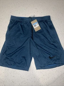 Nike Academy Industrial Blue/Black Men's M Dri-FIT Soccer Shorts FB6338-457 NWT - Picture 1 of 5