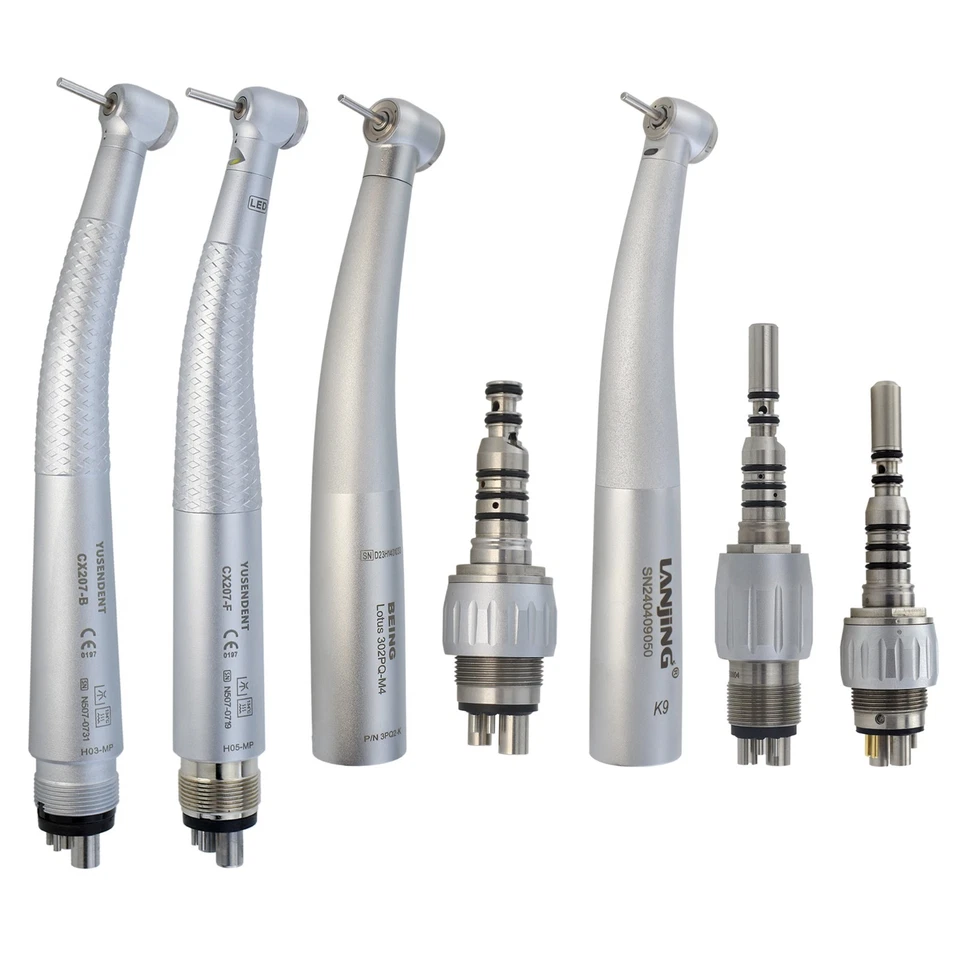 BEING Mini Head Dental High Speed Handpiece Fiber Optic Turbine Kavo Coupler 4 6 - Image 1 of 4