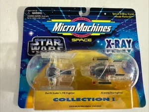 Micro Machines 1995 Star Wars X-Ray I Darth Vader Tie Fighter A-Wing Starfighter - Picture 1 of 10