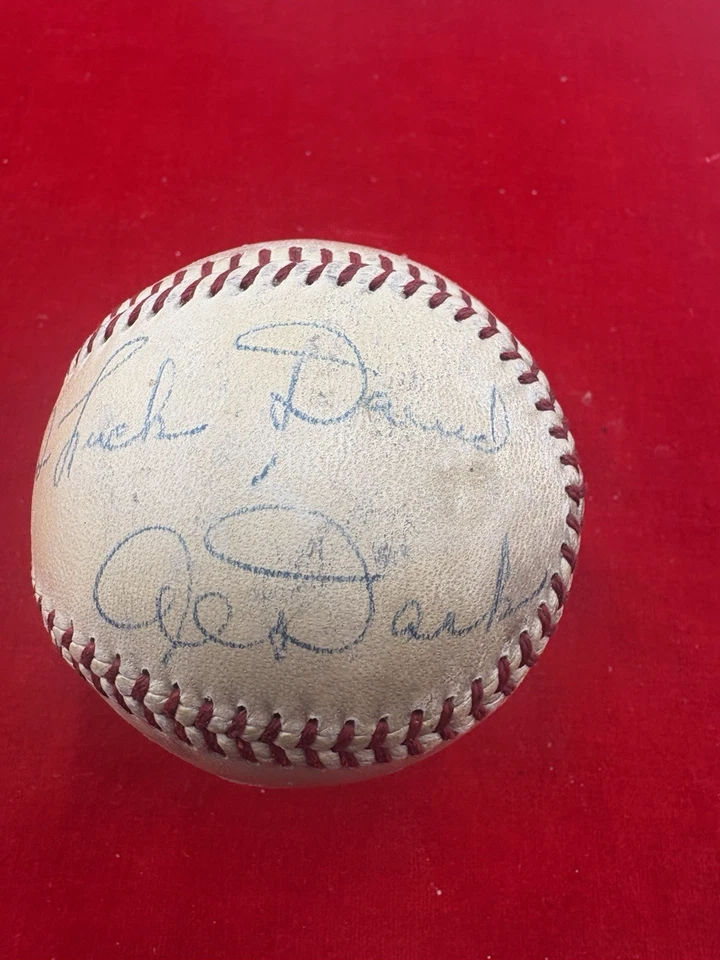 Autograph MLB Baseball by Alvin Dark to David Between 1956-59 when with St Louis - Image 1 of 4