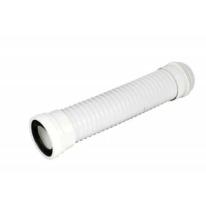 Conector de sartén flexible 110 mm / 400 mm tubería de inodoro residuos tubo de suelo flexible - Imagen 1 de 2