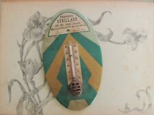 Ancien Petit thermomètre Glaçoïde Publicitaire Pharmacie Etrillard Boulogne 