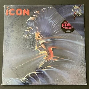 ICON self titled LP (Capitol ST 12336, orig PROMO NM Heavy Metal Poster Shrink - Picture 1 of 9