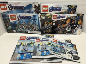LEGO Marvel Avengers Instructions Lot Sets 76125, 76152, 76143 - Picture 1 of 7