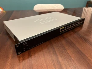 Cisco SG350-28P-K9 28-Port Gigabit PoE Managed Switch - Picture 1 of 3