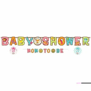 Fisher Price Baby Shower Party Suministros Selva Jumbo Letra Banner Kit - Imagen 1 de 1
