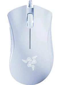 Razer DeathAdder Essential White 6400 DPI Optical Sensor Ergonimic Gaming Mouse - Picture 1 of 6