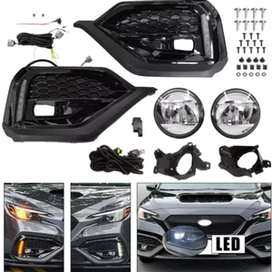 For 2022 2023 Subaru WRX STI LED Turn Signal DRL Fog Bezel Lights & Fog Lights - Picture 1 of 17