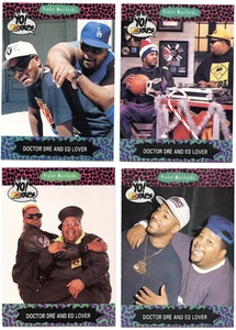 DOCTOR DRE & ED LOVER 4 ProSet YO! MTV Raps CARD SET 1991 USA 1st Ed. 34Yrs! - Picture 1 of 9