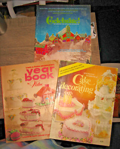 Wilton Cake Decorating Yearbooks 1973 & 76 / Celebrate Magazine 1973