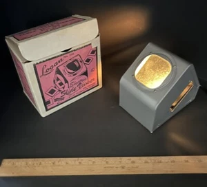 WORKS! Vintage Logan 210 Electric Metal Magna-View Tabletop Slide Viewer in Box - Picture 1 of 10