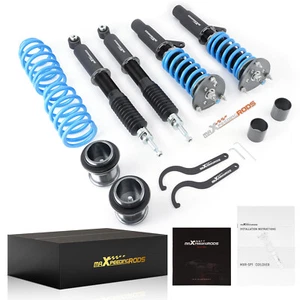 Racing Coilover Springs Kit w 24-way Damping For VW Golf/GTI MK7 15-19 55mm - Picture 1 of 12
