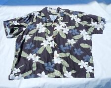 vintage paradise found hawaiian shirt Mens 4X-LG Floral Print