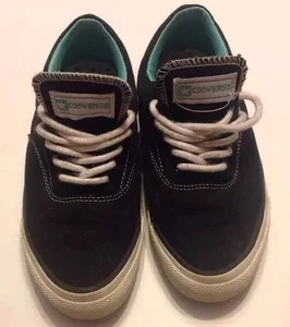 Converse All Star Schuh Herren 6,5 Sneaker schwarz weiße Sohle mintgrün Innensohle - Bild 1 von 4