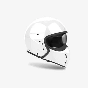 CASCO JET HYBRID AIROH J 110 BIANCO LUCIDO TAGLIA S - Foto 1 di 3