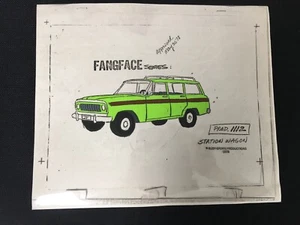 Original Production Cel - Fangface - Station Wagon - Picture 1 of 1