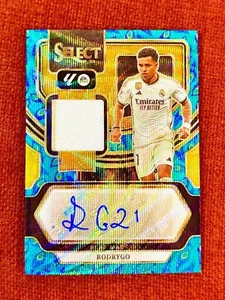 2023-24 Panini Select La Liga Rodrygo Peacock Prizm Auto - Picture 1 of 2