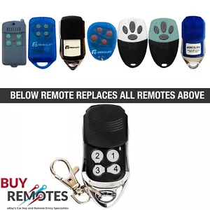 Original Herculift Remote Control Opener for Garage Door 433.92mhz Blue Hansdset - Picture 1 of 10