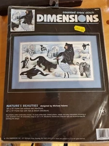 Dimensions Counted Cross Stitch Kit 3826 Nature's Beauties - Picture 1 of 2