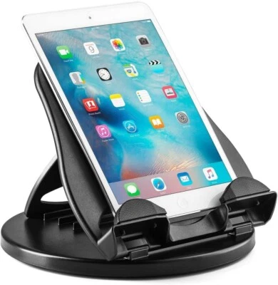 Halter Tablet Stand 360° Swivel Base 4 Angle Tilt Adjustment 7/10in Tablets - Image 1 of 4
