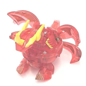 Bakugan Pyrus Translucent Cross Dragonoid MG (Does Not Close, Pops Back Open) - Picture 1 of 1