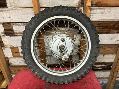 1975 Honda XL350 Rear Wheel Hub Brake Plate  XL 350 Foto 1 de 4