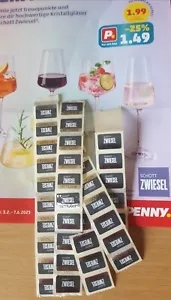 Penny, 70 Treuepunkte, Für Kristallgläser,Schott Zwiesel Neu,bis 21.6. Einlösen! - Bild 1 von 1