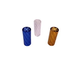 Vortex Glass Filter Tips | 7-Hole | 12mm | Easy to Clean | Blue, Gold, Clear - Picture 1 of 7