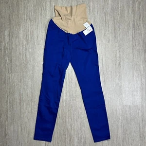 Motherhood Maternity Pre Pregnancy Jeans Pants NEW S Blue Straight Leg Stretch - Picture 1 of 9