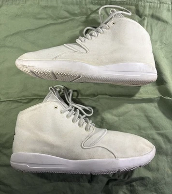 Title:Jordan Eclipse Chukka White Black 881453-100 Size 11 Used No Box - Image 1 of 4