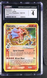 CGC 4 Gyarados Gold Star 2006 EX Holon Phantoms 102/110 Holo Pokemon Karte - Bild 1 von 2