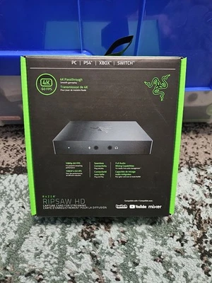 Razer Ripsaw HD Game Streaming Capture Card: 4K Passthrough - 1080p FHD 60 FPS - Image 1 of 4