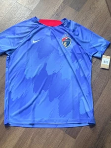NWT Mens Size 2XL XXL Nike NC Courage Soccer Jersey NWSL North Carolina Blue Top - Picture 1 of 4