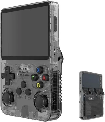 🛡️ CONSOLE RETROGAMING R36S 64 GB EMULATORE 15.000+ Giochi NERA 🛡️