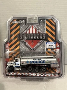 Greenlight NYPD Aviation Unit 2018 International WorkStar Tanker Truck SD Trucks - Picture 1 of 5