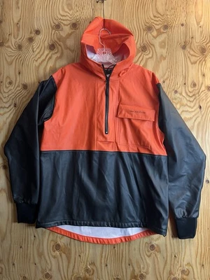 Grundens Neptune 103 Commercial Fishing Anorak Pullover Mens M Orange Jacket - Image 1 of 4